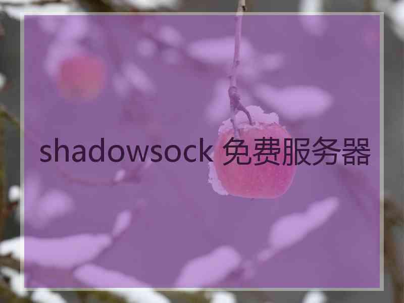 shadowsock 免费服务器