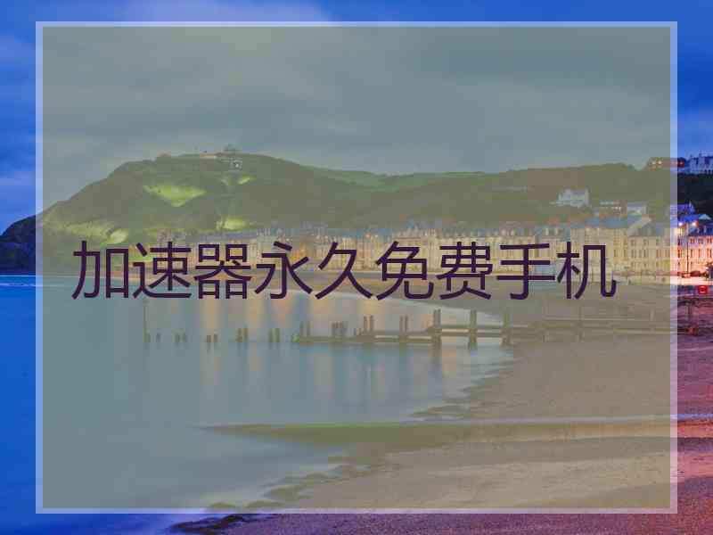 加速器永久免费手机