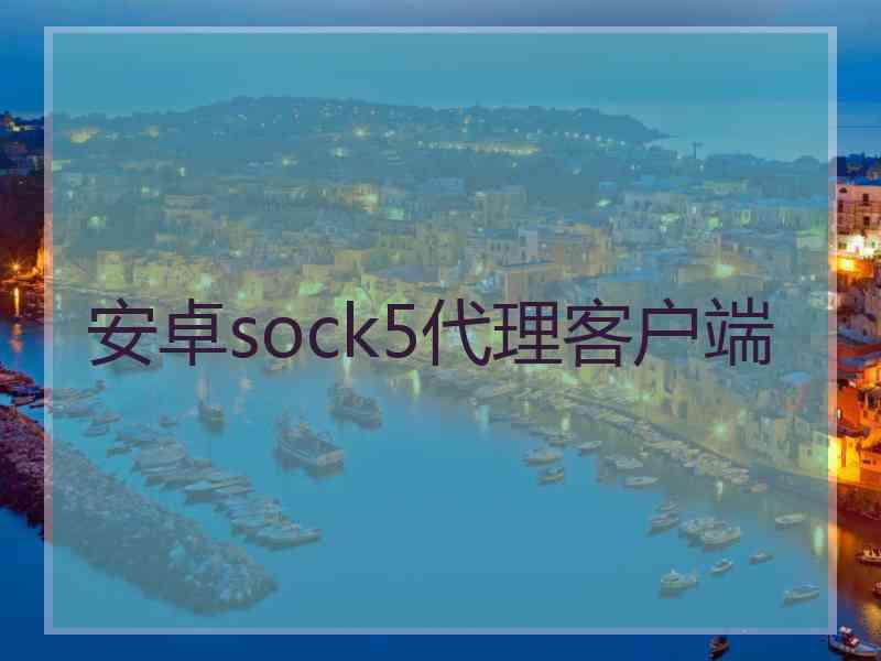 安卓sock5代理客户端