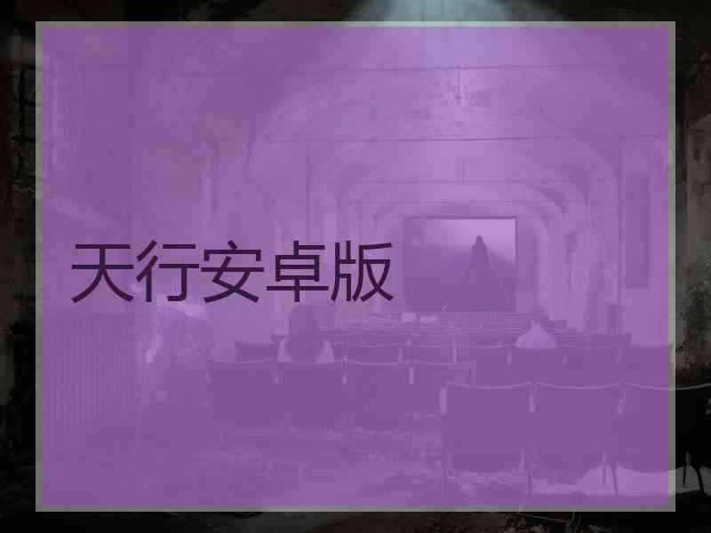 天行安卓版