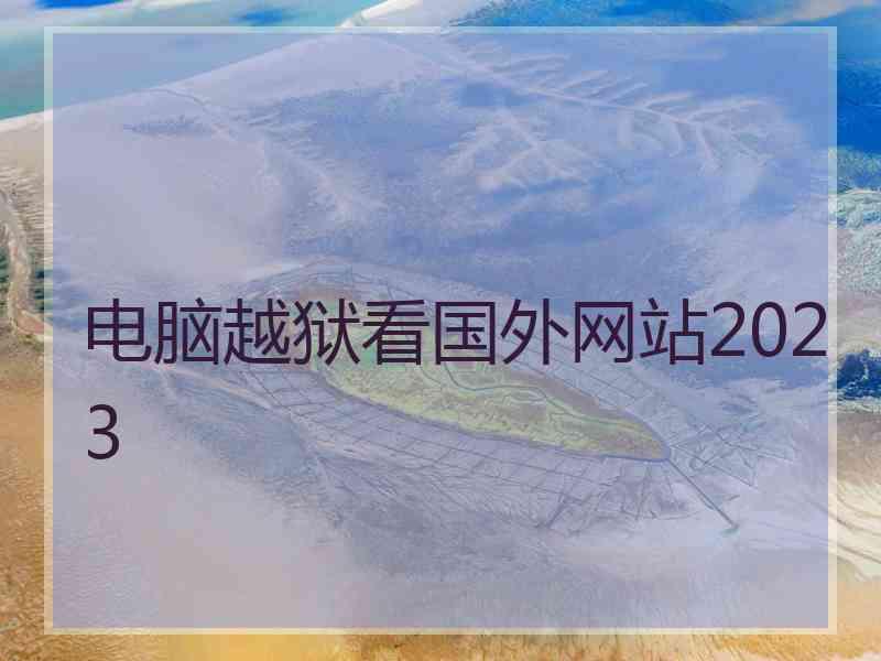 电脑越狱看国外网站2023
