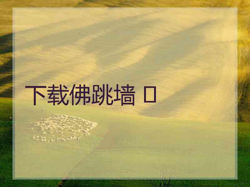 下载佛跳墙 	