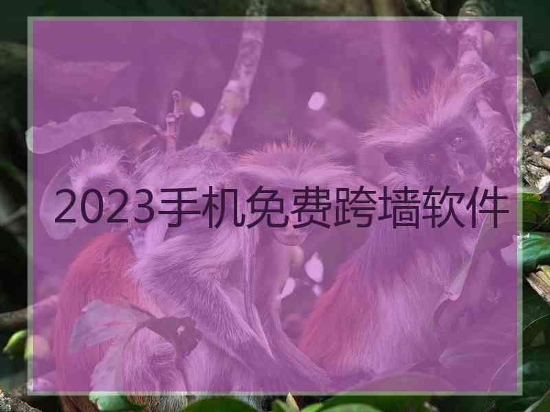 2023手机免费跨墙软件