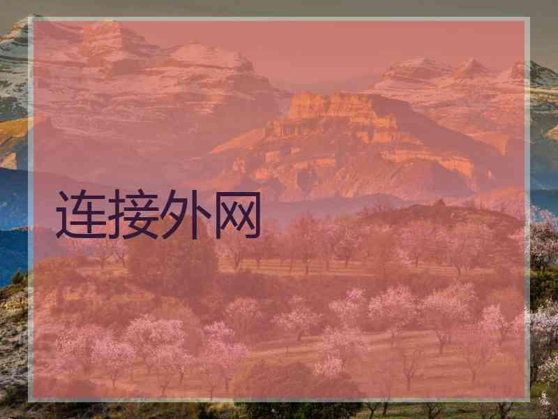 连接外网