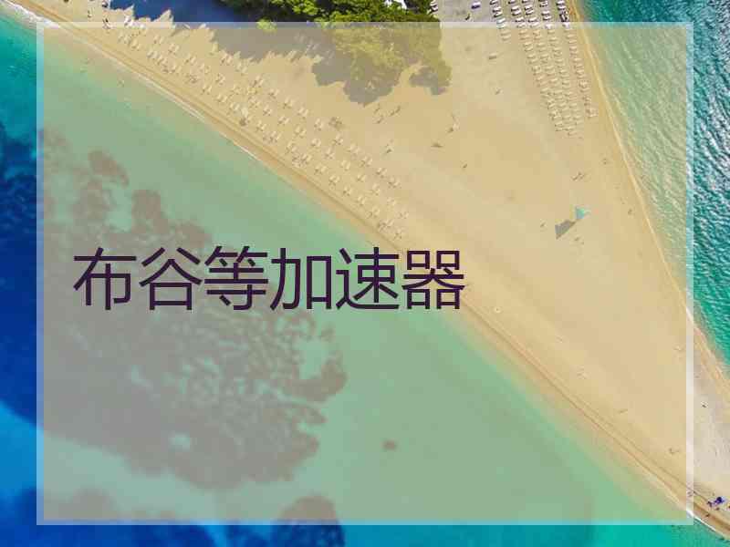布谷等加速器