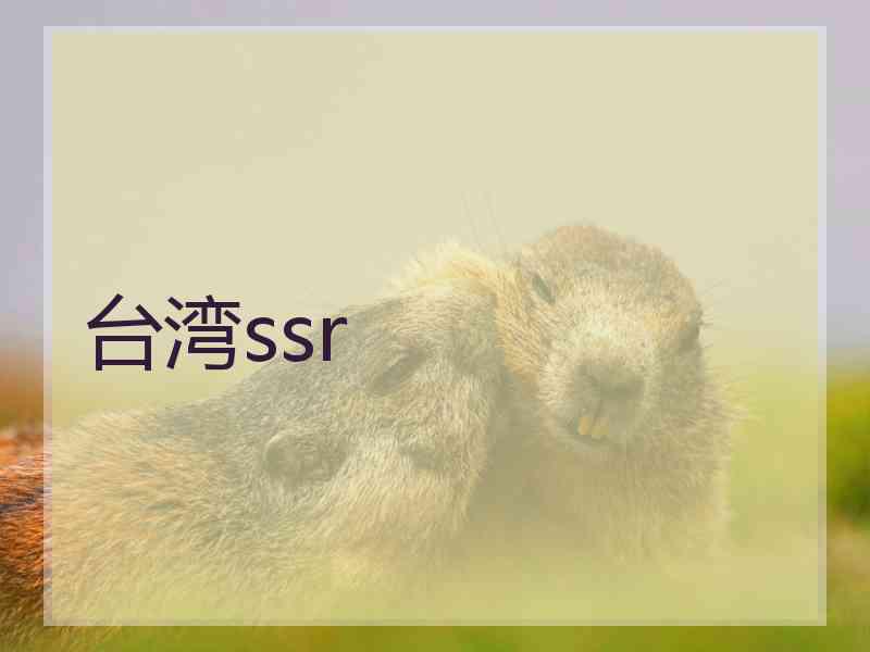 台湾ssr