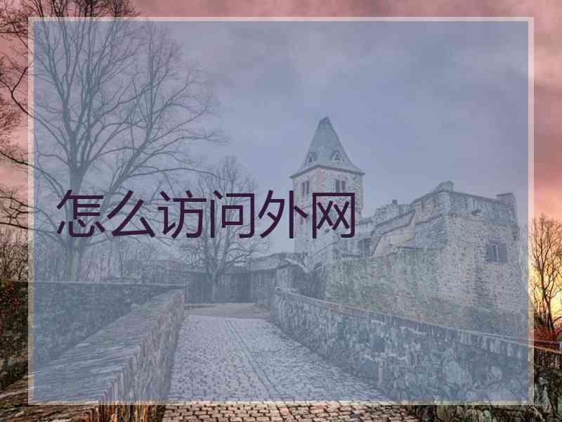 怎么访问外网