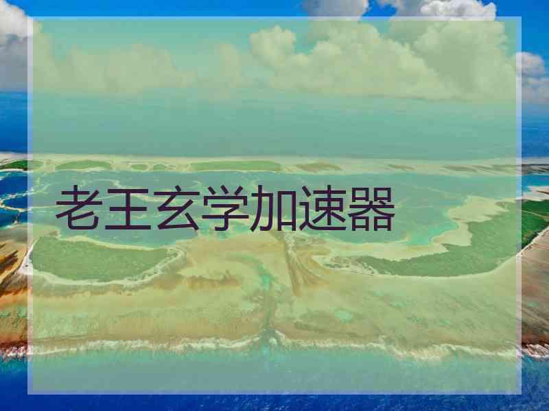 老王玄学加速器