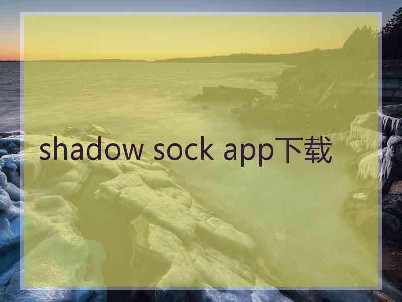shadow sock app下载