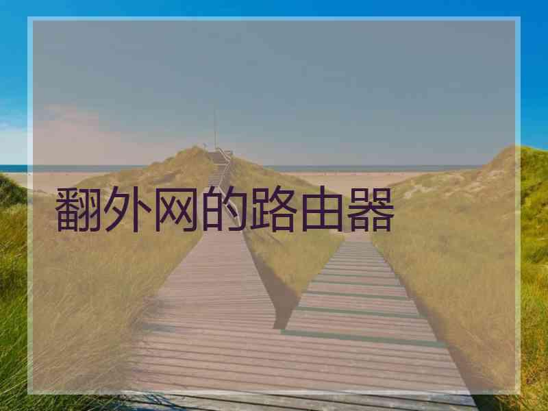 翻外网的路由器