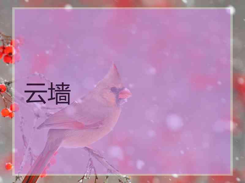 云墙