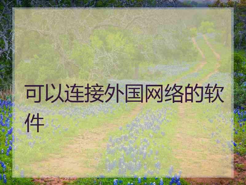 可以连接外国网络的软件