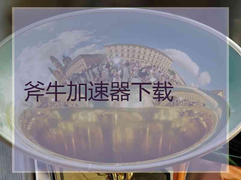 斧牛加速器下载