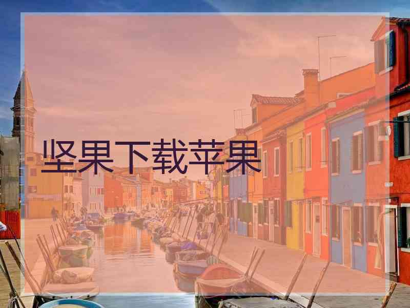 坚果下载苹果