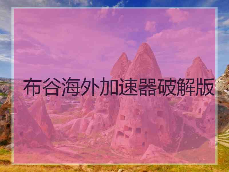 布谷海外加速器破解版