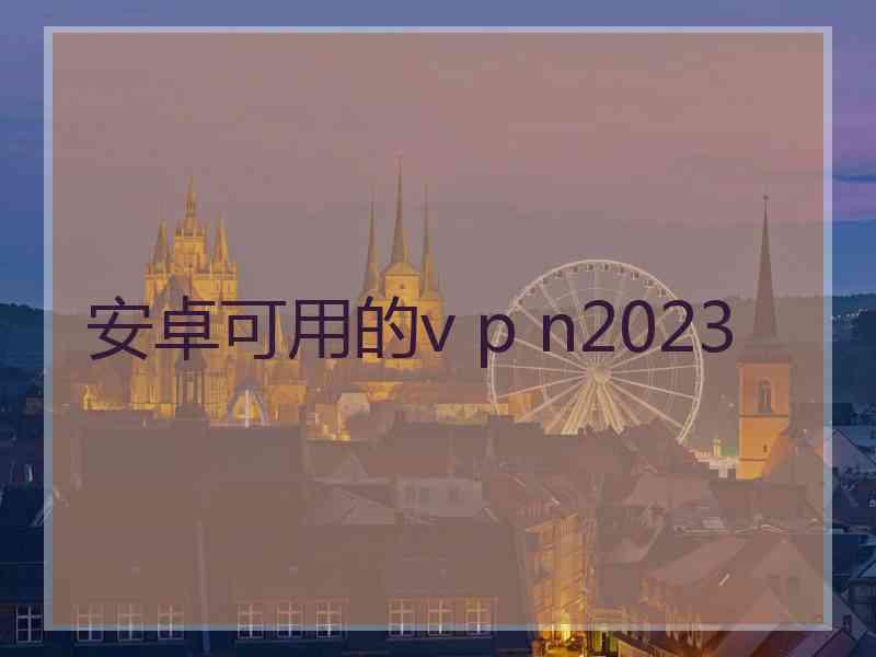 安卓可用的v p n2023