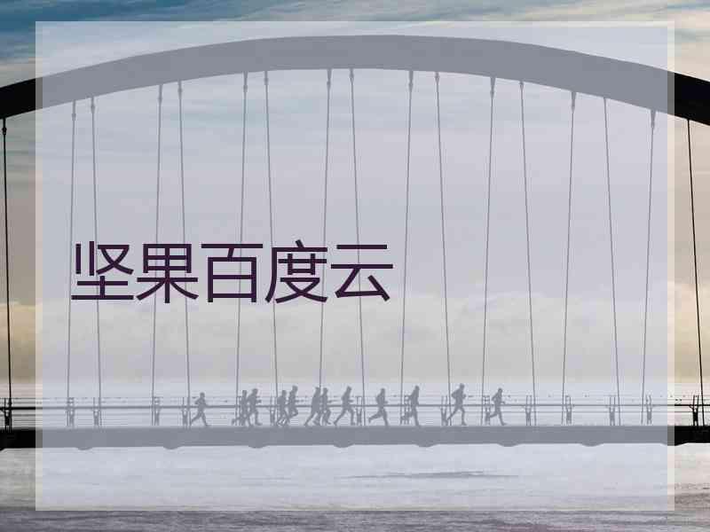 坚果百度云
