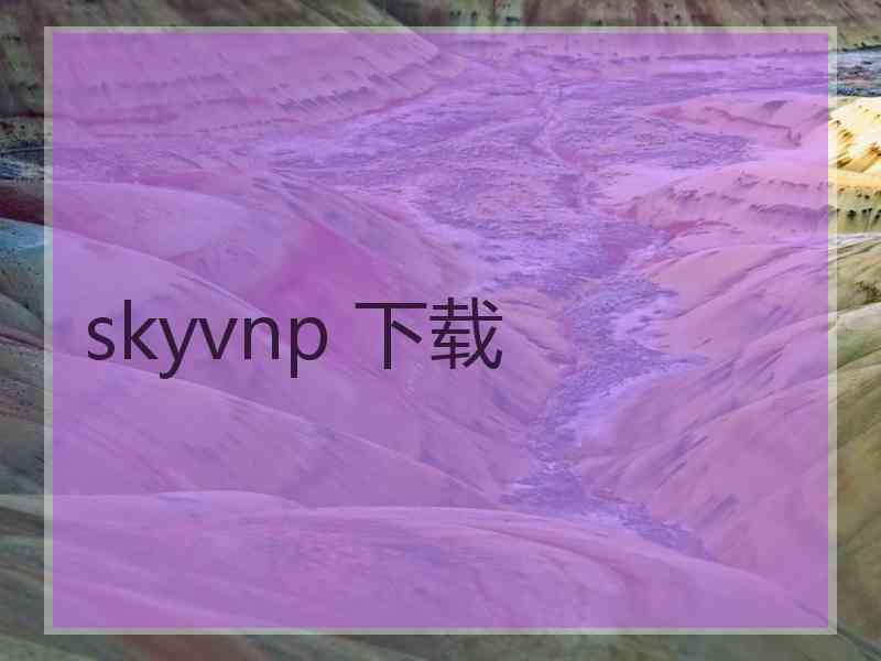 skyvnp 下载