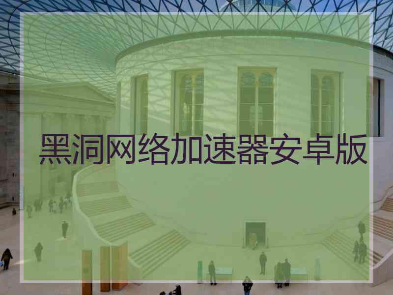 黑洞网络加速器安卓版