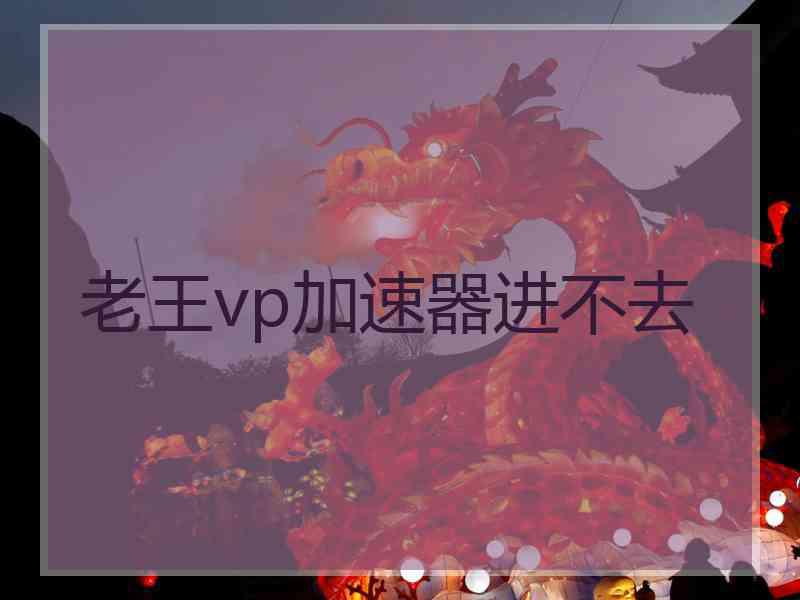 老王vp加速器进不去