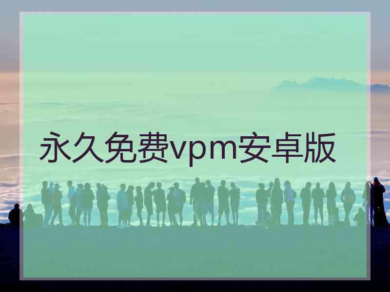 永久免费vpm安卓版