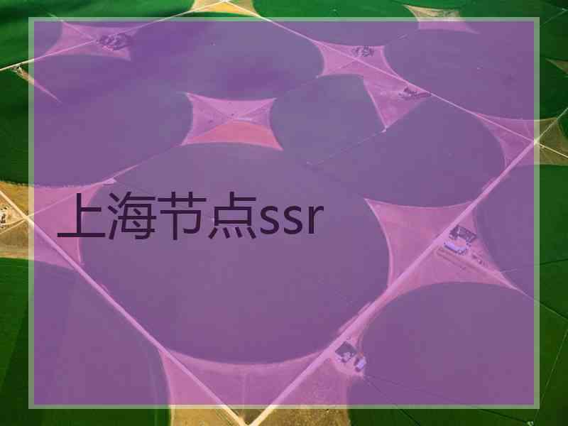 上海节点ssr